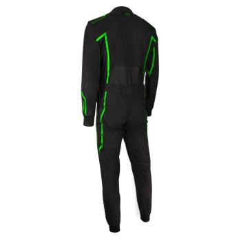 Preview: Kart-Overall IMOLA RS2 schwarz/grün Gr. XXL